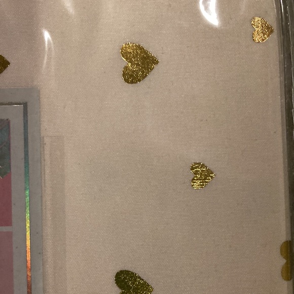 Sheet Set Pink w Gold Hearts SZ Full LULU & COCO New in Package - Picture 4 of 5